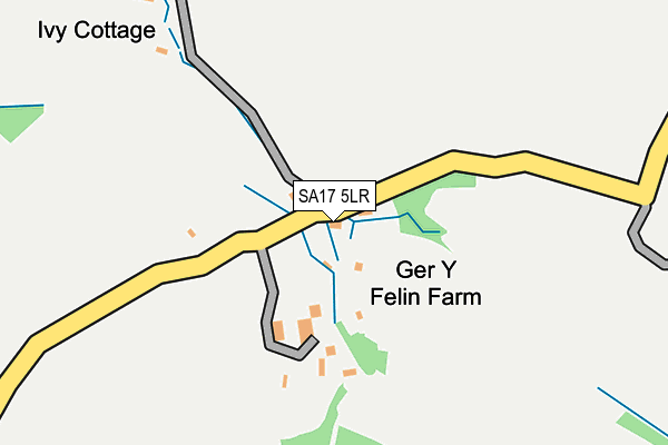 SA17 5LR map - OS OpenMap – Local (Ordnance Survey)