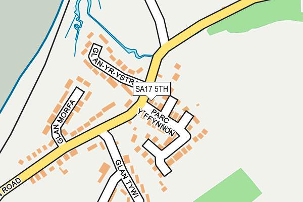 SA17 5TH map - OS OpenMap – Local (Ordnance Survey)