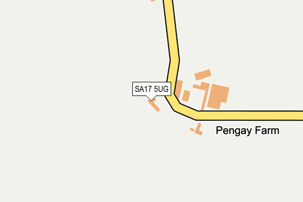 SA17 5UG map - OS OpenMap – Local (Ordnance Survey)