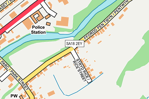 Map of CARTRECO LIMITED at local scale