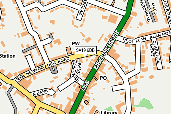 Map of ABACA LTD at local scale