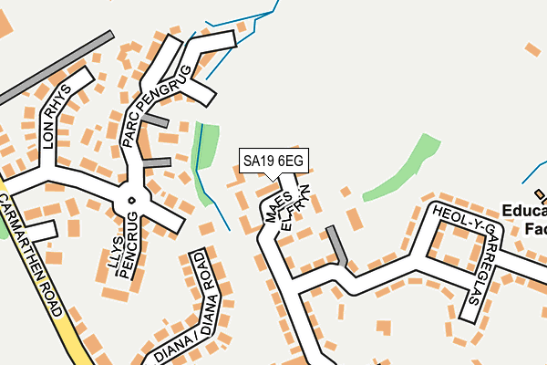 SA19 6EG map - OS OpenMap – Local (Ordnance Survey)