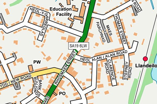 Map of SHAUN GEORGE (PLUMBING & HEATING) LIMITED at local scale