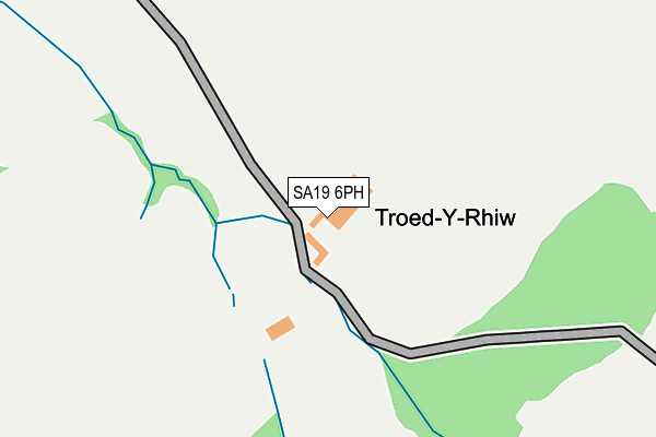 SA19 6PH map - OS OpenMap – Local (Ordnance Survey)