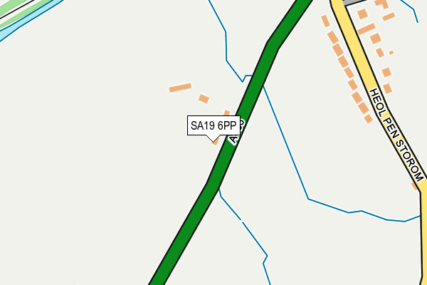 SA19 6PP map - OS OpenMap – Local (Ordnance Survey)