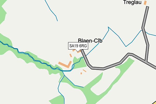 SA19 6RG map - OS OpenMap – Local (Ordnance Survey)