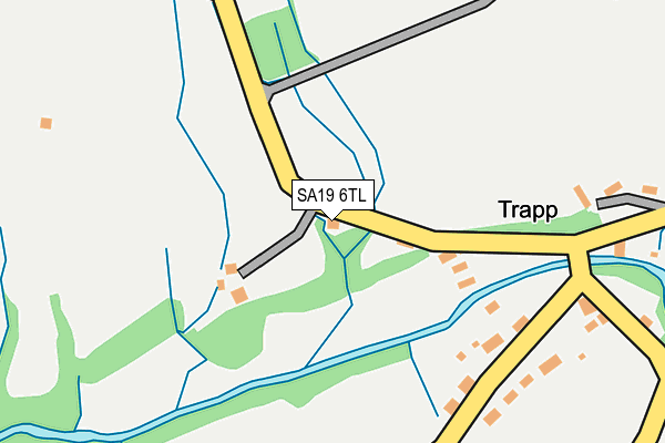 SA19 6TL map - OS OpenMap – Local (Ordnance Survey)