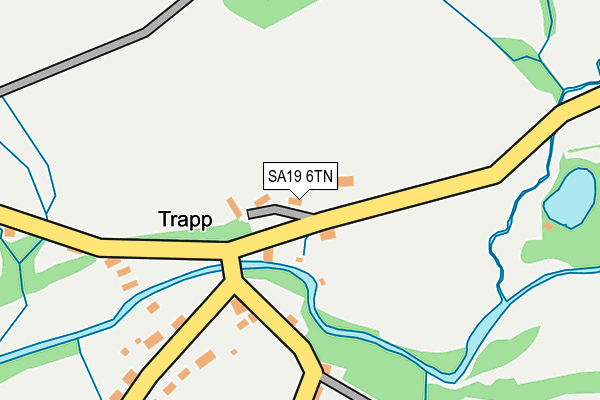 SA19 6TN map - OS OpenMap – Local (Ordnance Survey)