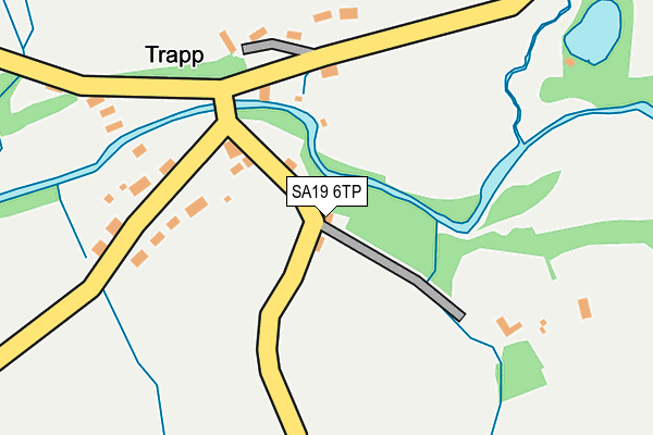 SA19 6TP map - OS OpenMap – Local (Ordnance Survey)