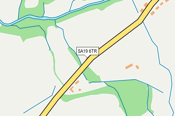 SA19 6TR map - OS OpenMap – Local (Ordnance Survey)