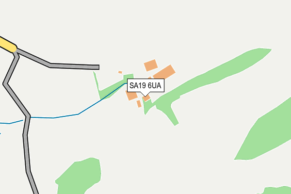 SA19 6UA map - OS OpenMap – Local (Ordnance Survey)