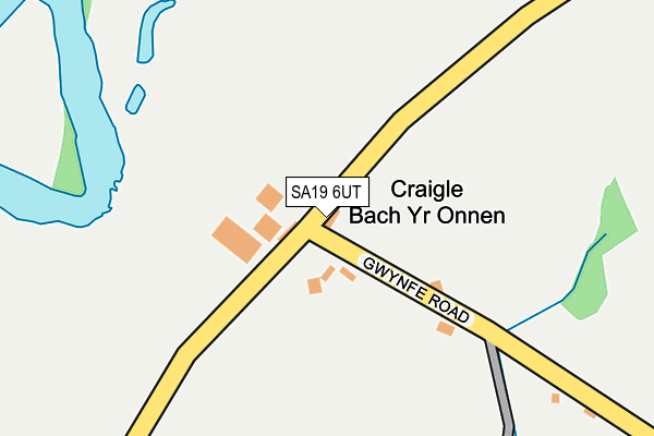 SA19 6UT map - OS OpenMap – Local (Ordnance Survey)