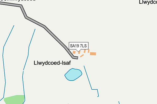 SA19 7LS map - OS OpenMap – Local (Ordnance Survey)