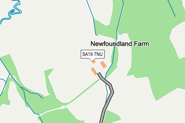 SA19 7NU map - OS OpenMap – Local (Ordnance Survey)