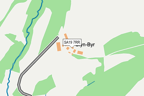 SA19 7RR map - OS OpenMap – Local (Ordnance Survey)
