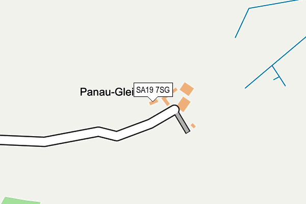 SA19 7SG map - OS OpenMap – Local (Ordnance Survey)