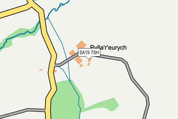SA19 7SH map - OS OpenMap – Local (Ordnance Survey)