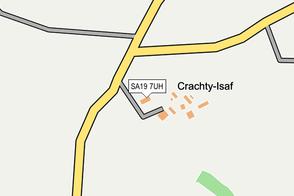 SA19 7UH map - OS OpenMap – Local (Ordnance Survey)