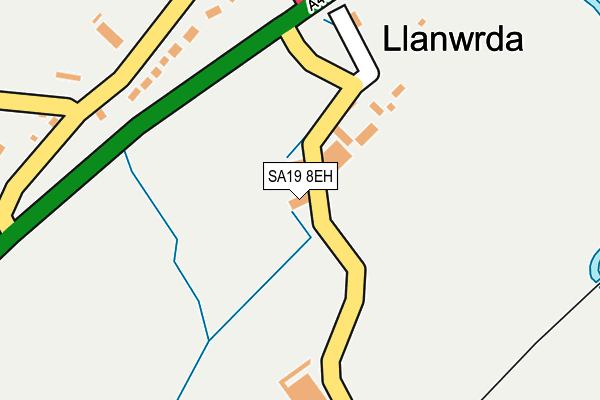 SA19 8EH map - OS OpenMap – Local (Ordnance Survey)