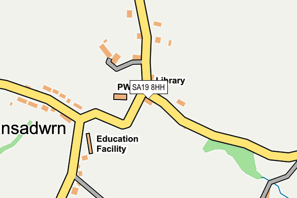SA19 8HH map - OS OpenMap – Local (Ordnance Survey)