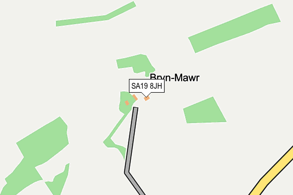 SA19 8JH map - OS OpenMap – Local (Ordnance Survey)