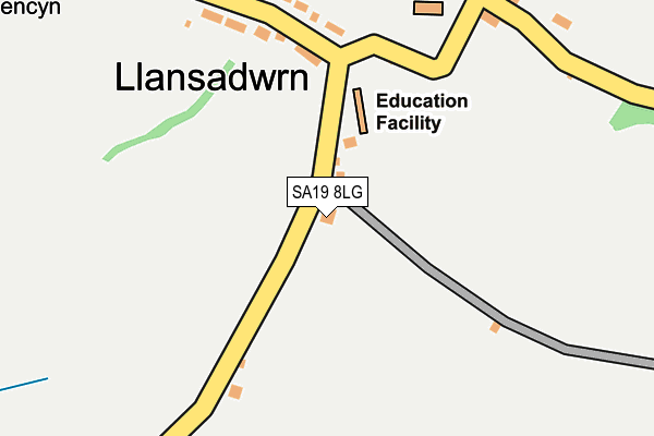 SA19 8LG map - OS OpenMap – Local (Ordnance Survey)