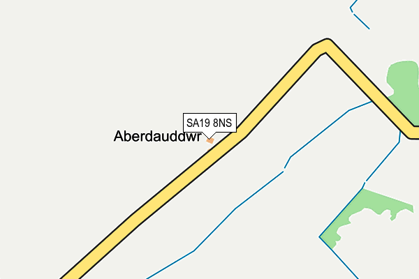 SA19 8NS map - OS OpenMap – Local (Ordnance Survey)