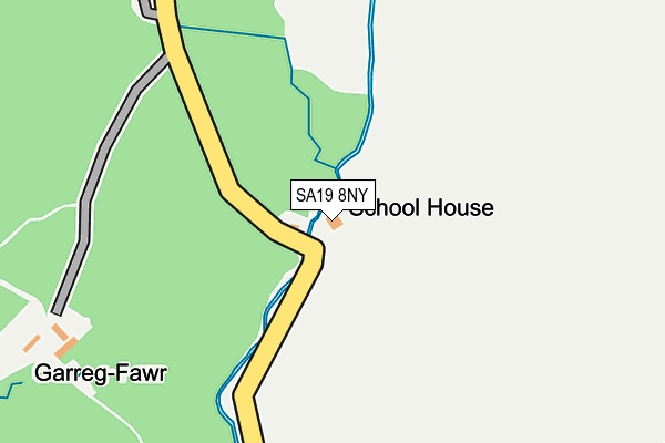 SA19 8NY map - OS OpenMap – Local (Ordnance Survey)