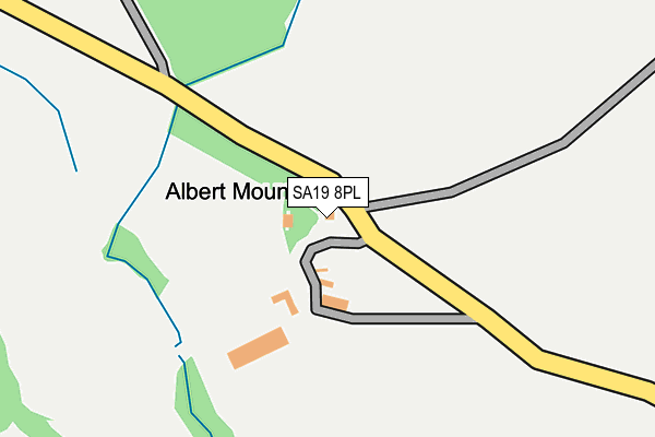 SA19 8PL map - OS OpenMap – Local (Ordnance Survey)