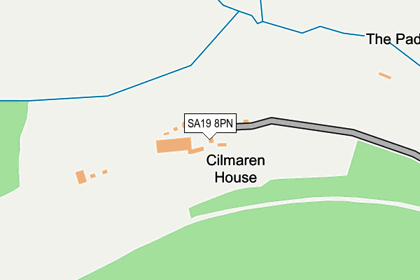 SA19 8PN map - OS OpenMap – Local (Ordnance Survey)