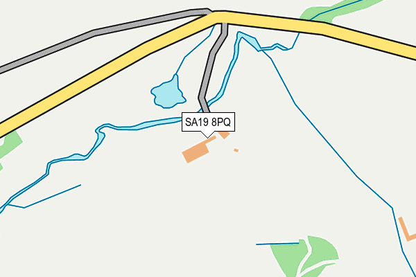 SA19 8PQ map - OS OpenMap – Local (Ordnance Survey)