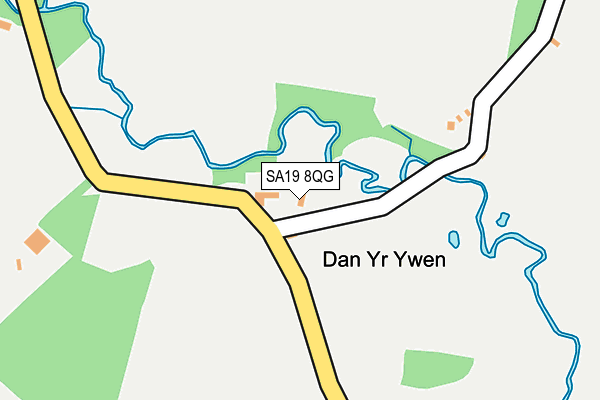 SA19 8QG map - OS OpenMap – Local (Ordnance Survey)