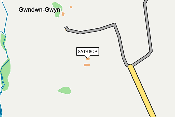 SA19 8QP map - OS OpenMap – Local (Ordnance Survey)