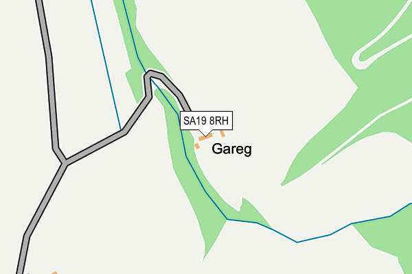 SA19 8RH map - OS OpenMap – Local (Ordnance Survey)