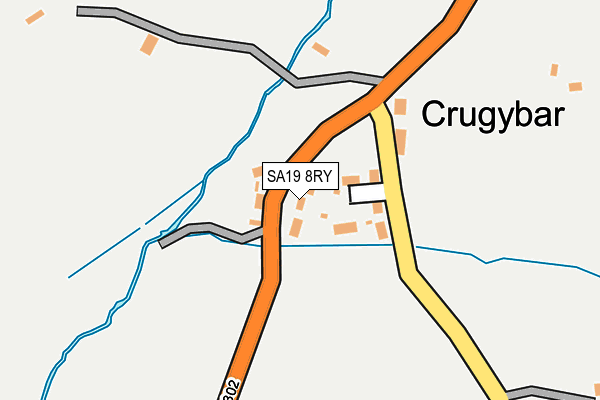SA19 8RY map - OS OpenMap – Local (Ordnance Survey)