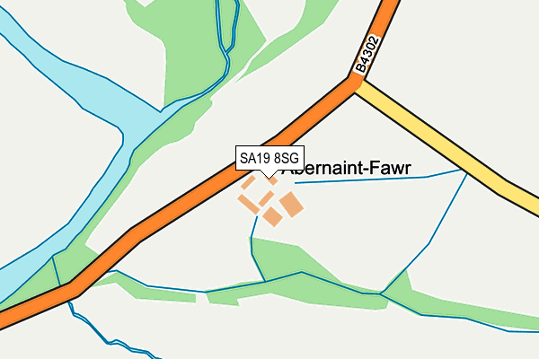 SA19 8SG map - OS OpenMap – Local (Ordnance Survey)