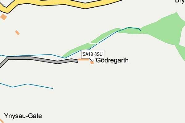 SA19 8SU map - OS OpenMap – Local (Ordnance Survey)