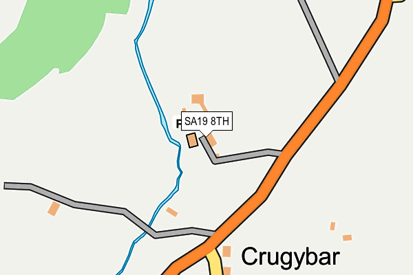 SA19 8TH map - OS OpenMap – Local (Ordnance Survey)