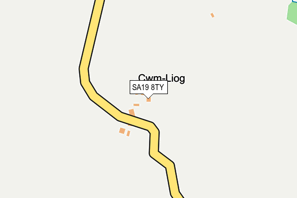 SA19 8TY map - OS OpenMap – Local (Ordnance Survey)