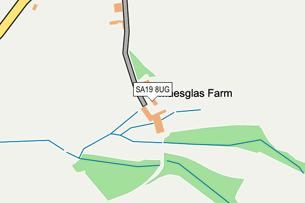 SA19 8UG map - OS OpenMap – Local (Ordnance Survey)