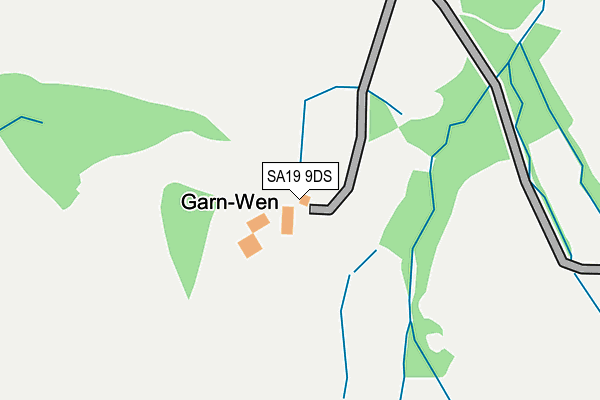SA19 9DS map - OS OpenMap – Local (Ordnance Survey)