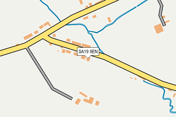 SA19 9EN map - OS OpenMap – Local (Ordnance Survey)