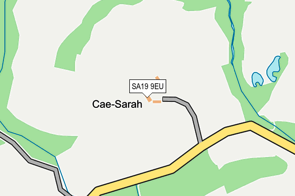 SA19 9EU map - OS OpenMap – Local (Ordnance Survey)