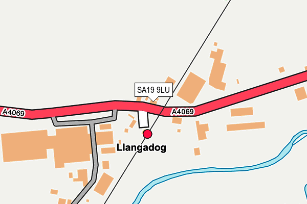 SA19 9LU map - OS OpenMap – Local (Ordnance Survey)