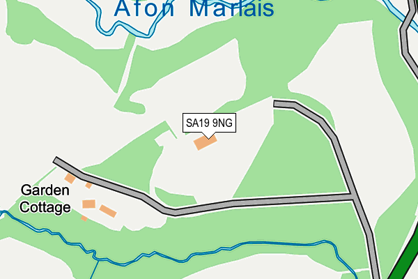 SA19 9NG map - OS OpenMap – Local (Ordnance Survey)