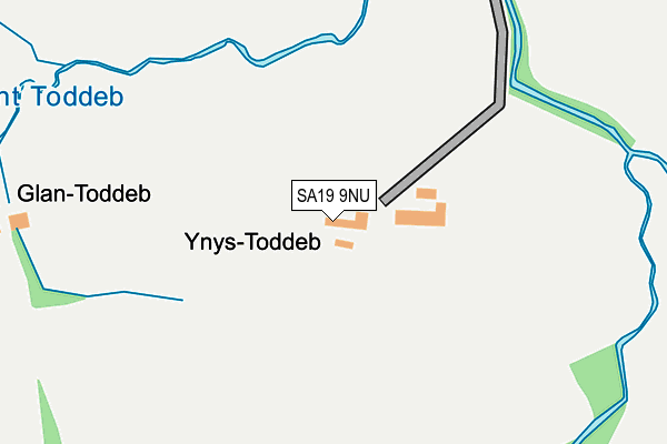 SA19 9NU map - OS OpenMap – Local (Ordnance Survey)