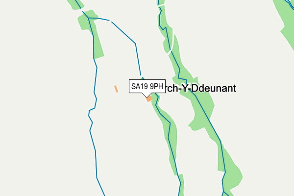 SA19 9PH map - OS OpenMap – Local (Ordnance Survey)