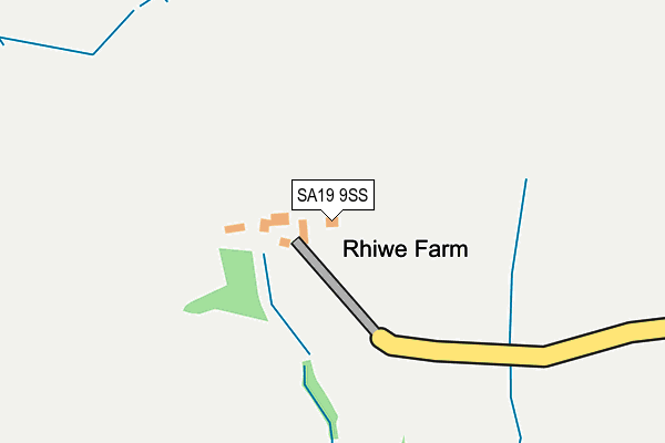 SA19 9SS map - OS OpenMap – Local (Ordnance Survey)