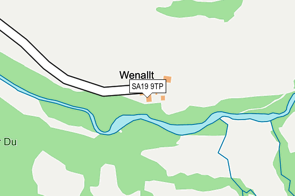 SA19 9TP map - OS OpenMap – Local (Ordnance Survey)