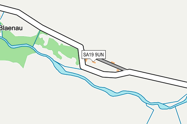 SA19 9UN map - OS OpenMap – Local (Ordnance Survey)